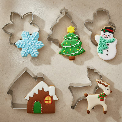 Emporte-pièces Noël ensemble festif 4