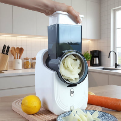 hachoir électrique blanc