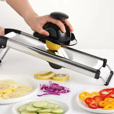 mandoline japonaise noire poussoir protection