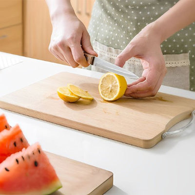 planche en bois cuisine saine