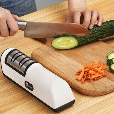 Aiguiseur couteau électrique noir