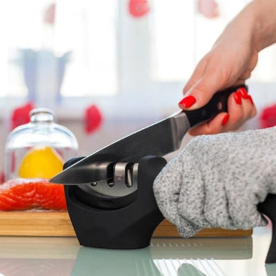 aiguiseur couteau ergonomique base ronde