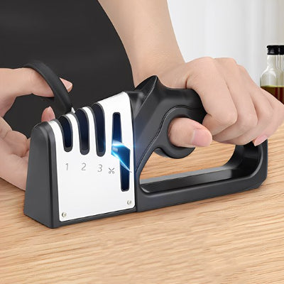 aiguiseur couteau professionnel ciseaux manche trou