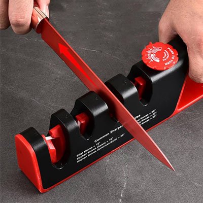 aiguiseur couteau professionnel découpe tranchante