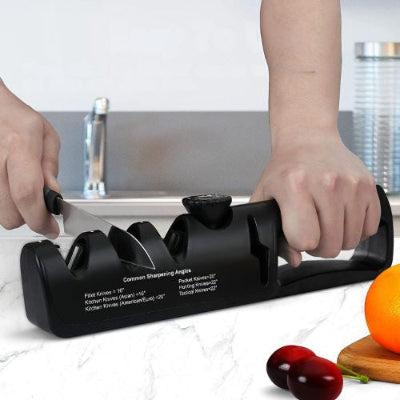 aiguiseur couteau professionnel noir