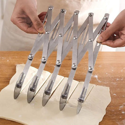 couteau à pâte tranches égales extensibles