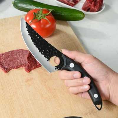 couteau de chef prise main contrôlée