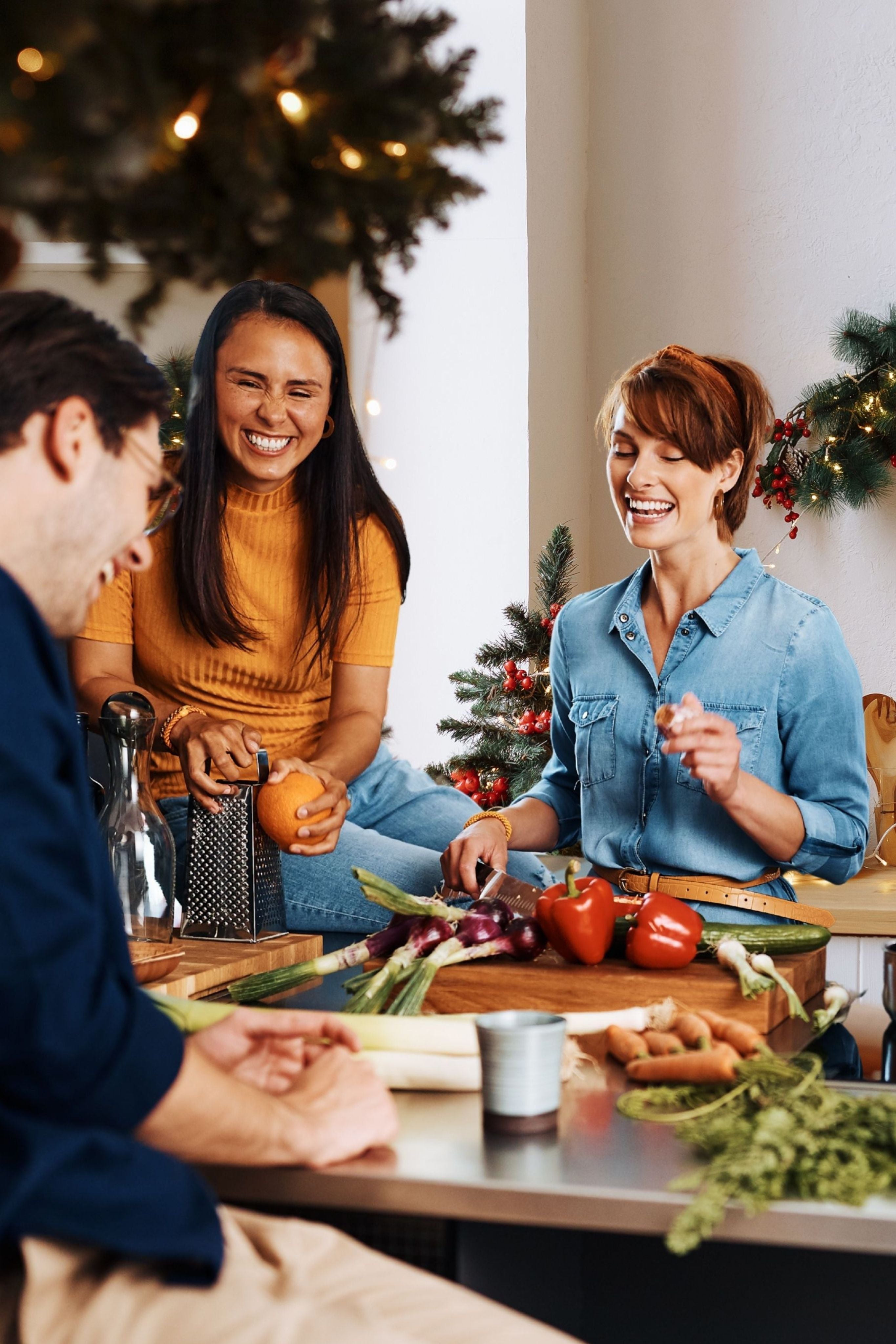 cuisine entre amis ambiance de fête