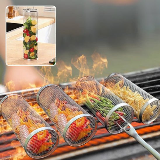 Grille barbecue roulante | CylinGrill™ - Ma Cuizzine