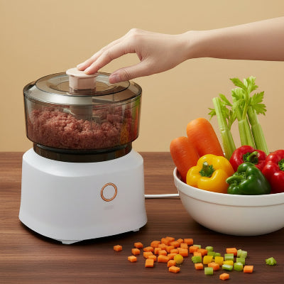 Hachoir à viande couleur blanche rapide