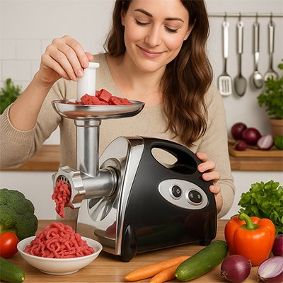 hachoir à viande hachage fait maison automatique