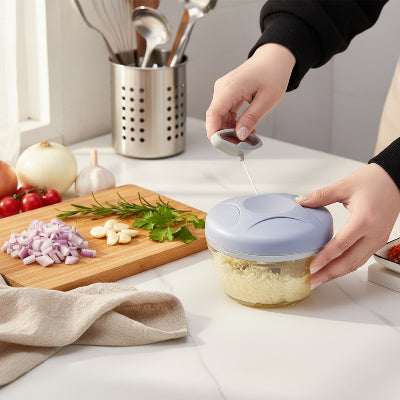 hachoir manuel bleu cordon petit