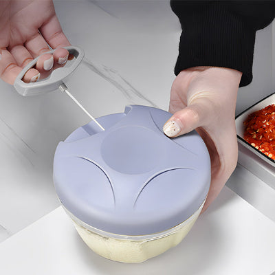 hachoir manuel bleu cordon petit