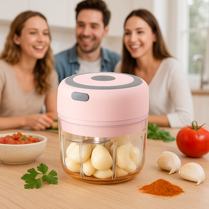 hachoir manuel rose rechargeable petit