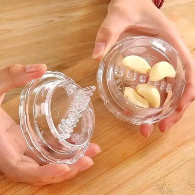 hachoir manuel transparent rotatif