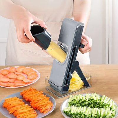 mandoline cuisine gris hachoir récipient