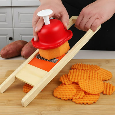 mandoline cuisine pressoir bois