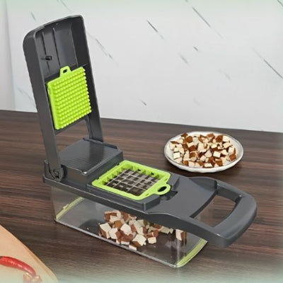 mandoline gris vert boite cuisine