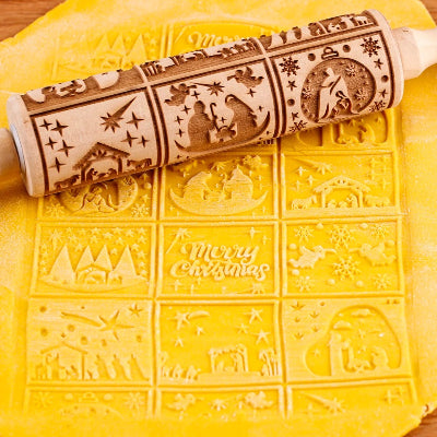 rouleau à pâtisserie nativité décoration